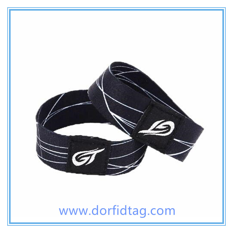 RFID bracelets for events fabric festival wristbands RFID armband